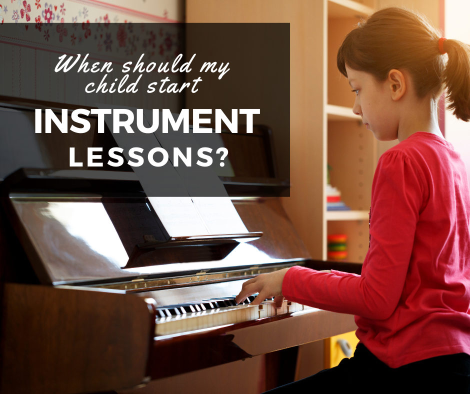 When Should My Child Start Private Instrument Lessons?