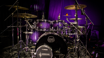 Purple drum kit
